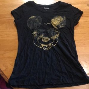 Gilles Mickey Mouse Black Teeshirt